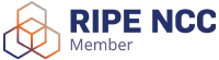 We are RIPE NCC member.